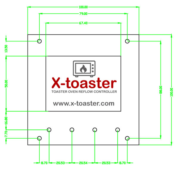 X-toaster - Front Panel Layout